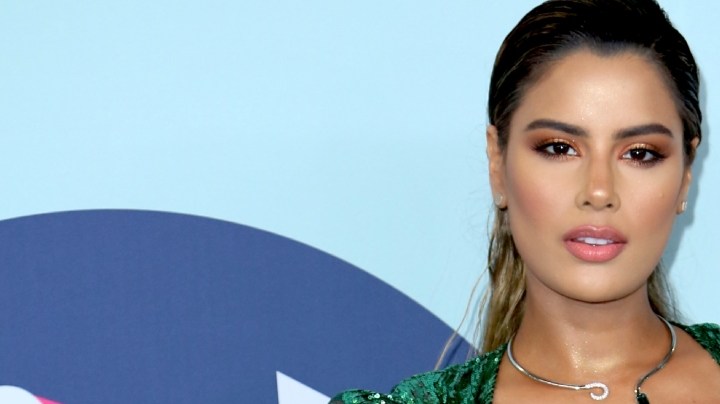 Ariadna Gutiérrez, "Miss Colombia", en la llegada a los Premios Juventud 2018, dedicado a lo mejor de la música y los influencers que impactan actualmente a los latinos/Miami, 22 de julio 2018.