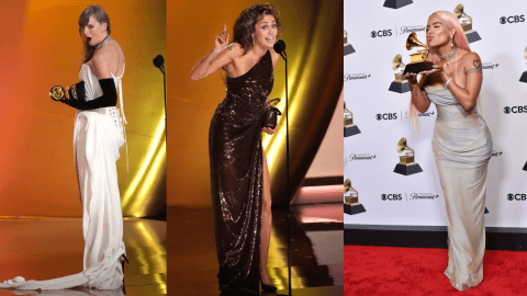 Taylor Swift, Miley Cyrus y Karol G en los premios Grammy 2024