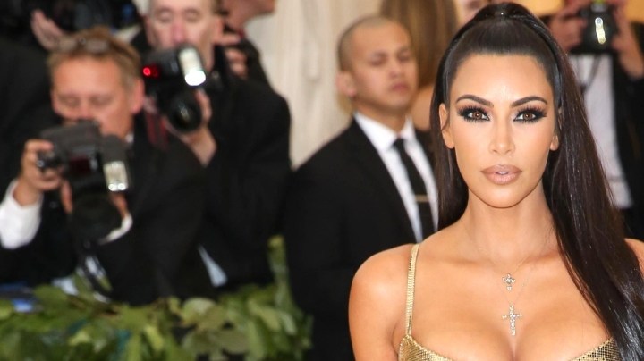 Kim Kardasian en la alfombra roja de la MET Gala 2018, con los mejores exponentes de la moda y el diseño que se reúnen anualmente en el Museo Metropolitano de Nueva York/Nueva York, 8 de mayo de 2018.