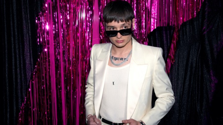 Peso Pluma se convierte en el primer mexicano en presentarse en los MTV Video Music Awards y es nombrado uno de los TIME100 Next/Nueva York, 12 de septiembre 2023.
