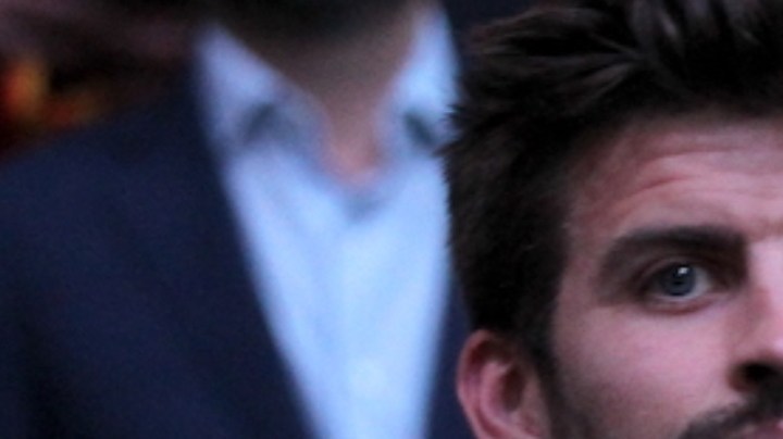 Gerard Piqué en la final de la Copa Davis entre España y Canadá, en la que Rafael Nadal terminó por darle su sexto trofeo a la Furia Roja/Madrid, 24 de noviembre 2019.