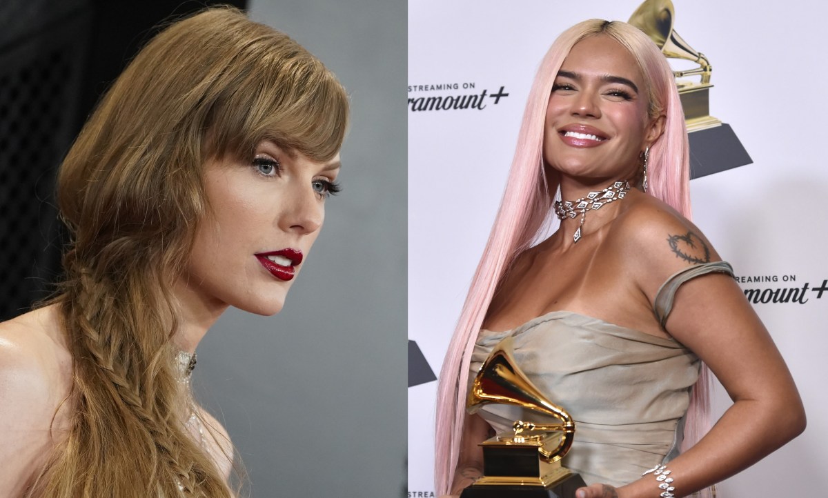 La emblemática foto de Karol G y Taylor Swift en los Grammys que se ha