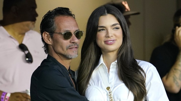 Nadia Ferreira y Marc Anthony.