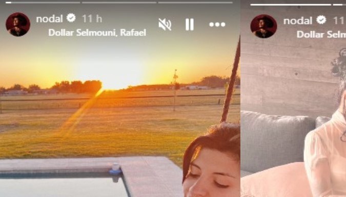 Fotos de Christian Nodal en su Instagram.