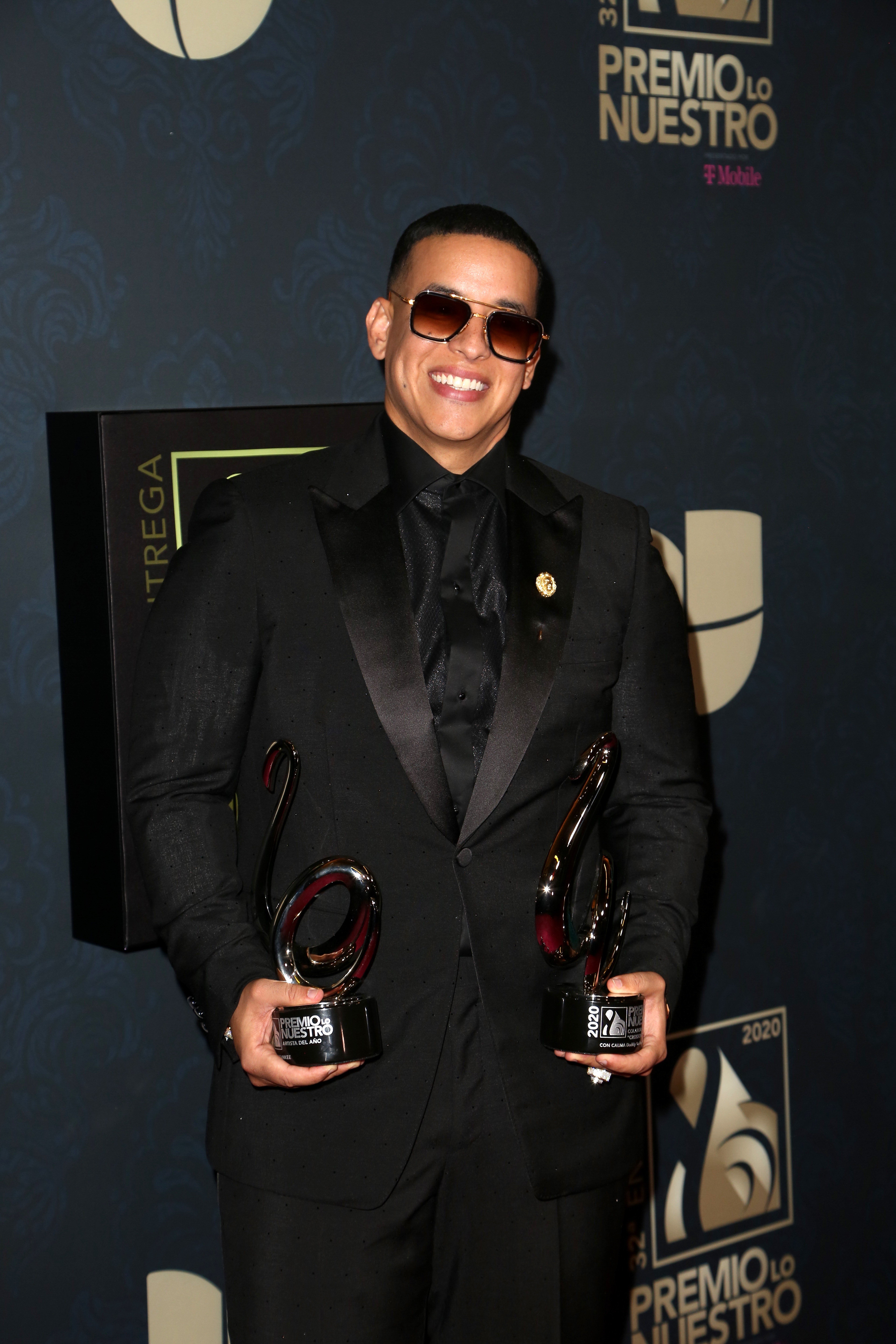 Daddy Yankee fue uno de los ganadores de la 32 entrega anual de Premio Lo Nuestro a la música latina/Miami, 20 de febrero 2020.