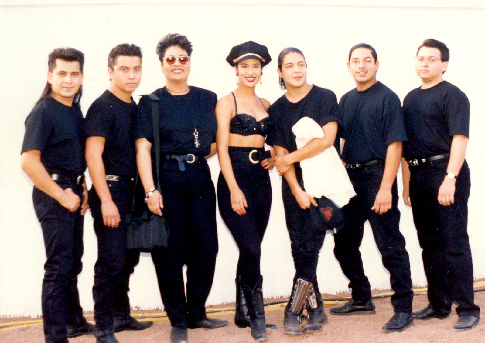 Selena Quintanilla y 'Los Dinos' en 1992.