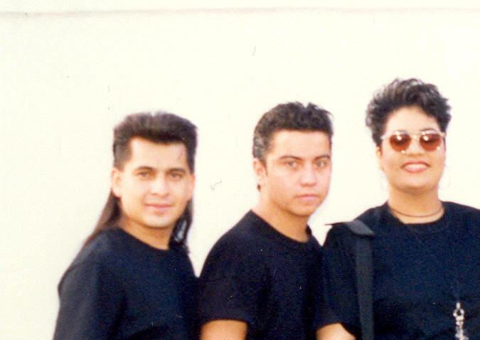 Selena Quintanilla y 'Los Dinos' en 1992.