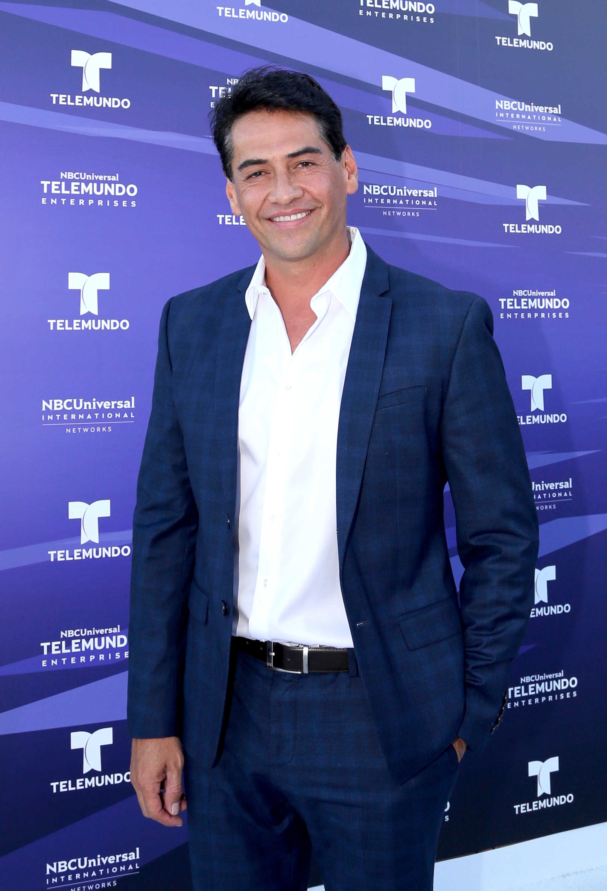 Gabriel Porras en la inauguración del nuevo Telemundo Center, estrenando casa y estudios de grabación/Miami, 9 de abril 2018.