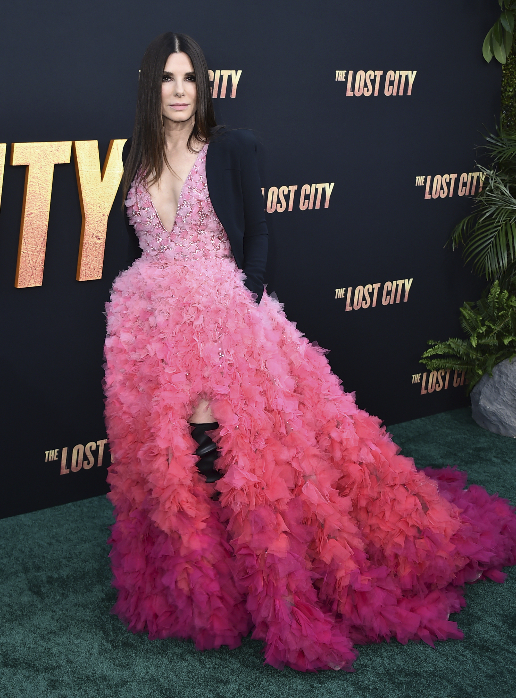 Sandra Bullock en el estreno de ‘La ciudad perdida’ en marzo de 2022 en Los Ángeles, California.