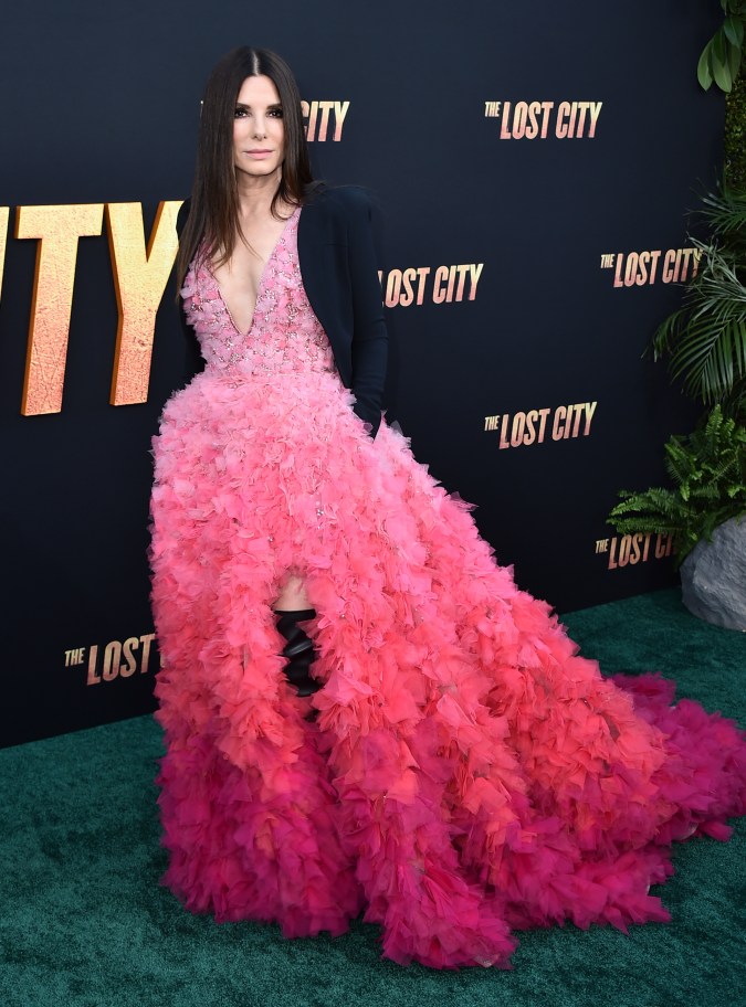 Sandra Bullock en el estreno de ‘La ciudad perdida’ en marzo de 2022 en Los Ángeles, California.