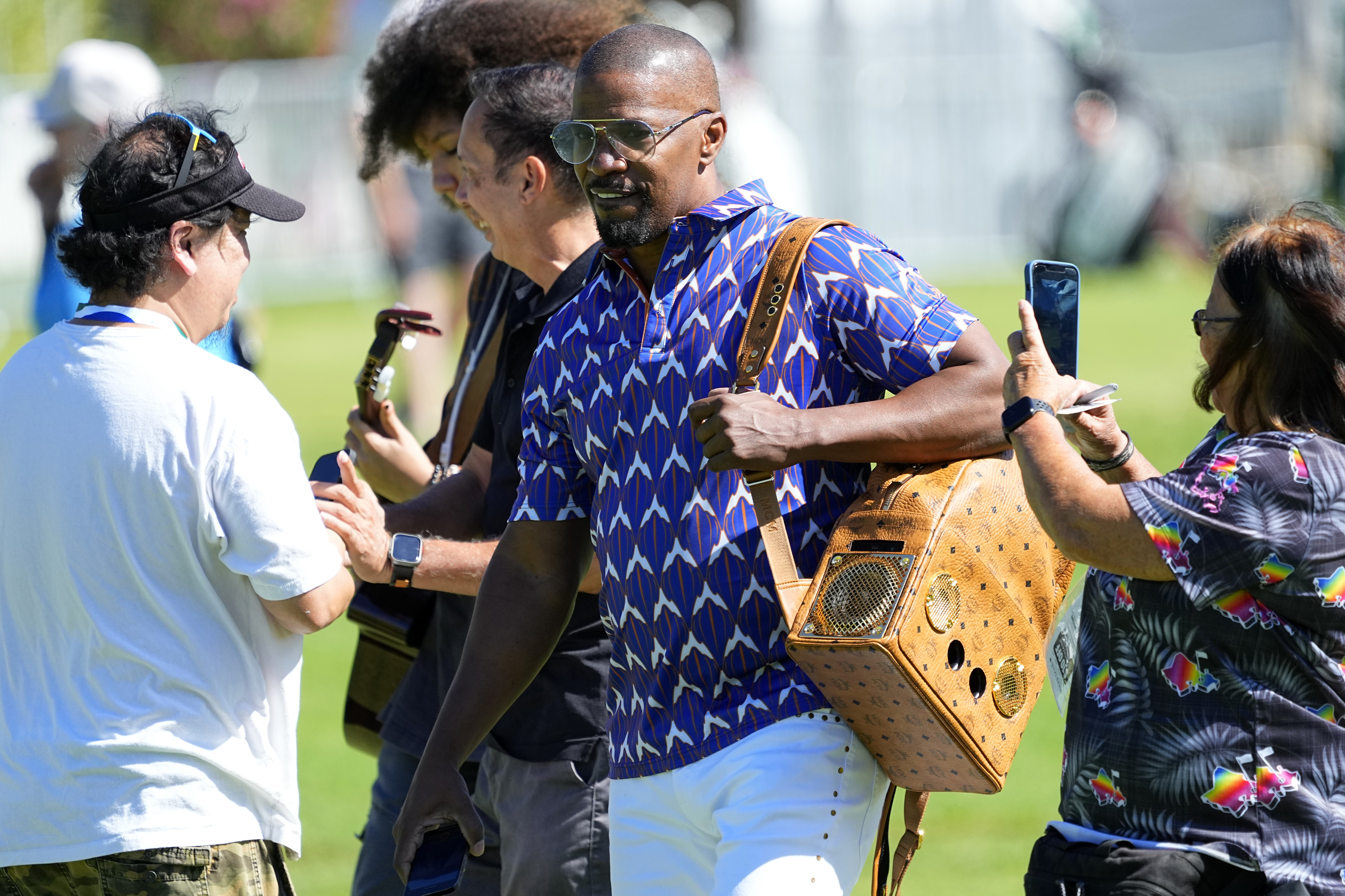 Jamie Foxx durante su más reciente aparición en público.