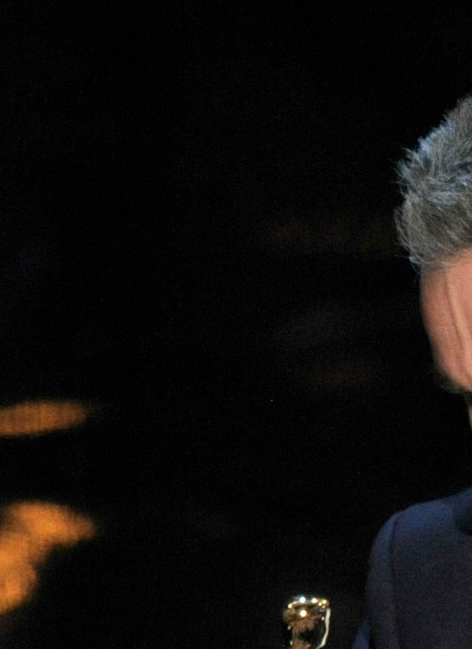 Daniel Day-Lewis dando su discurso al recibir un Oscar a ‘Mejor Actor’ aceptando por su protagónico ‘Lincoln’ durante la edición de 2013.