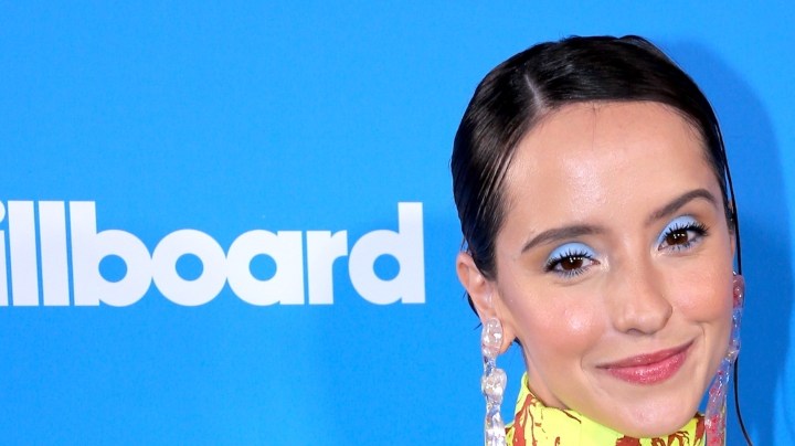 Evaluna Montaner en la alfombra del evento Billboard Mujeres Latinas en la Música (Telemundo), que celebra a las artistas, ejecutivas y creativas latinas que trabajan de manera proactiva por la inclusión y la paridad de género en la industria/Miami, 7 de mayo 2023.