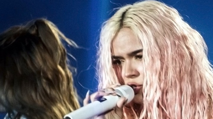 Karol G logra un lleno total en su primer concierto en el Estadio Azteca. La cantante visita la capital mexicana como parte de su gira "Mañana Será Bonito"/México, 8 de febrero 2024.