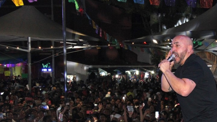 Lupillo Rivera ofrece un concierto totalmente gratuito en Plaza Garibaldi como parte de los festejos por el Día de Muertos/México, 30 de octubre 2022.