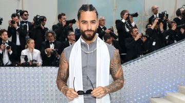 Maluma en el MET Gala del homenaje al legendario diseñador y fotógrafo alemán, que falleció a principios de 2019/Nueva York, 1 de mayo 2023.