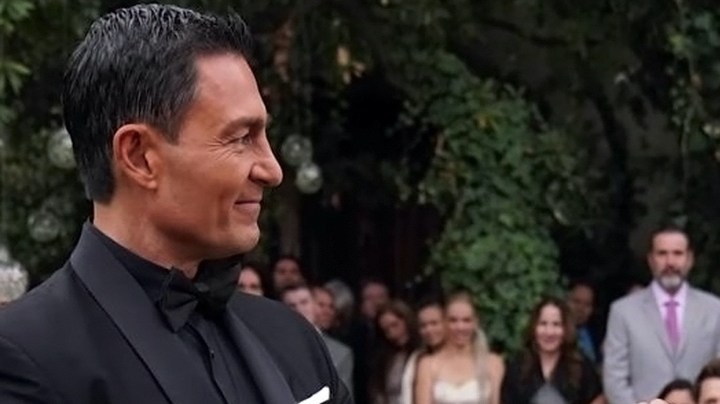 Marlene Favela y Fernando Colunga en una escena de la telenovela "El Maleficio", producción de José Alberto "El Güero" Castro/México, 24 de enero 2024.