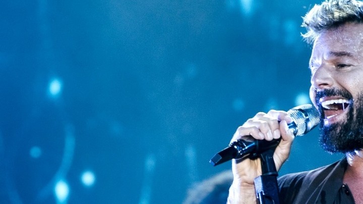 Ricky Martin en su concierto Sinfónico en el Salle de Etoiles de Monte Carlo/Mónaco, 11 de julio 2023.