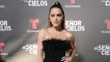 Thali Garcia en la presentación de la octava temporada de "El Señor De Los Cielos" (Telemundo), que estrena el próximo 17 de enero en Estados Unidos/México, 12 de enero 2023.