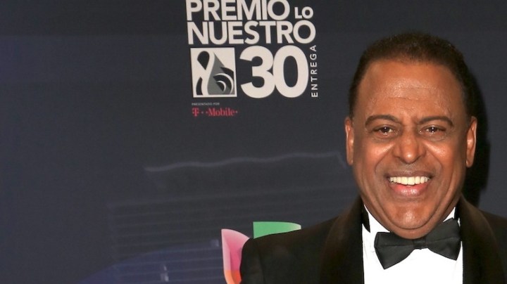 Wilfrido Vargas en el backstage del 30 aniversario de Premio Lo Nuestro/Miami, 22 de febrero 2018.