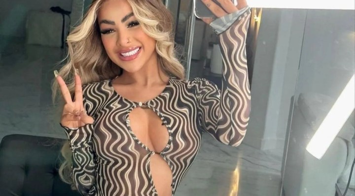 Yailin "La Más Viral" lució un vestido impactante en la alfombra roja de los Premios Soberano