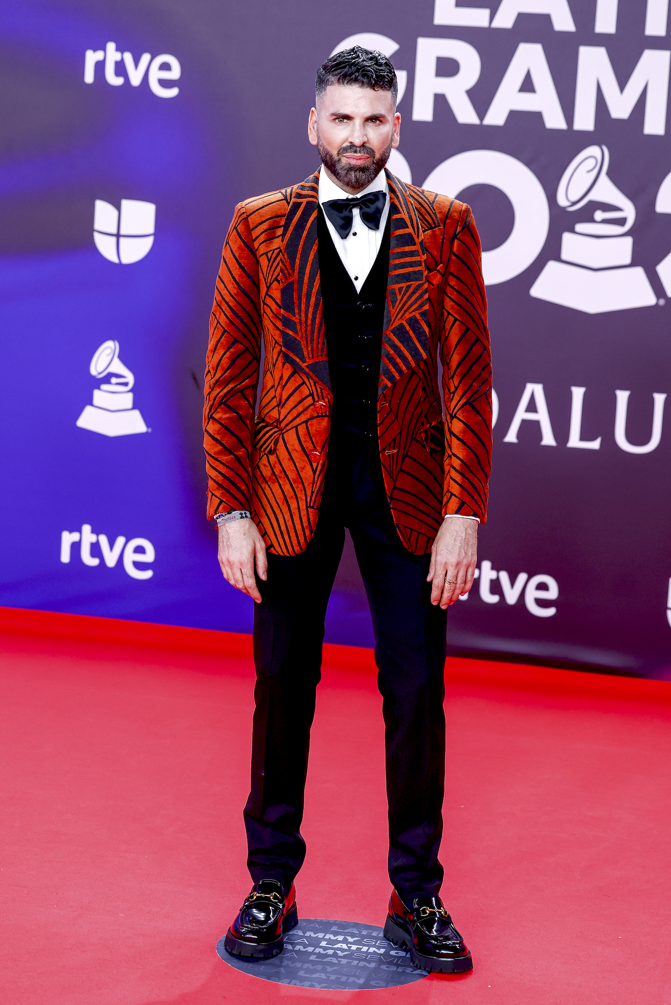 Jomari Goyso en la alfombra de la entrega 24 de los Latin Grammy 2023, que premia lo mejor de la industria musical hispanoamericana/Sevilla, España, 16 de noviembre 2023.