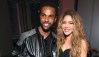 Shakira y Lucien Laviscount posan después de su concierto en el TSX Entertainment en Time Square.