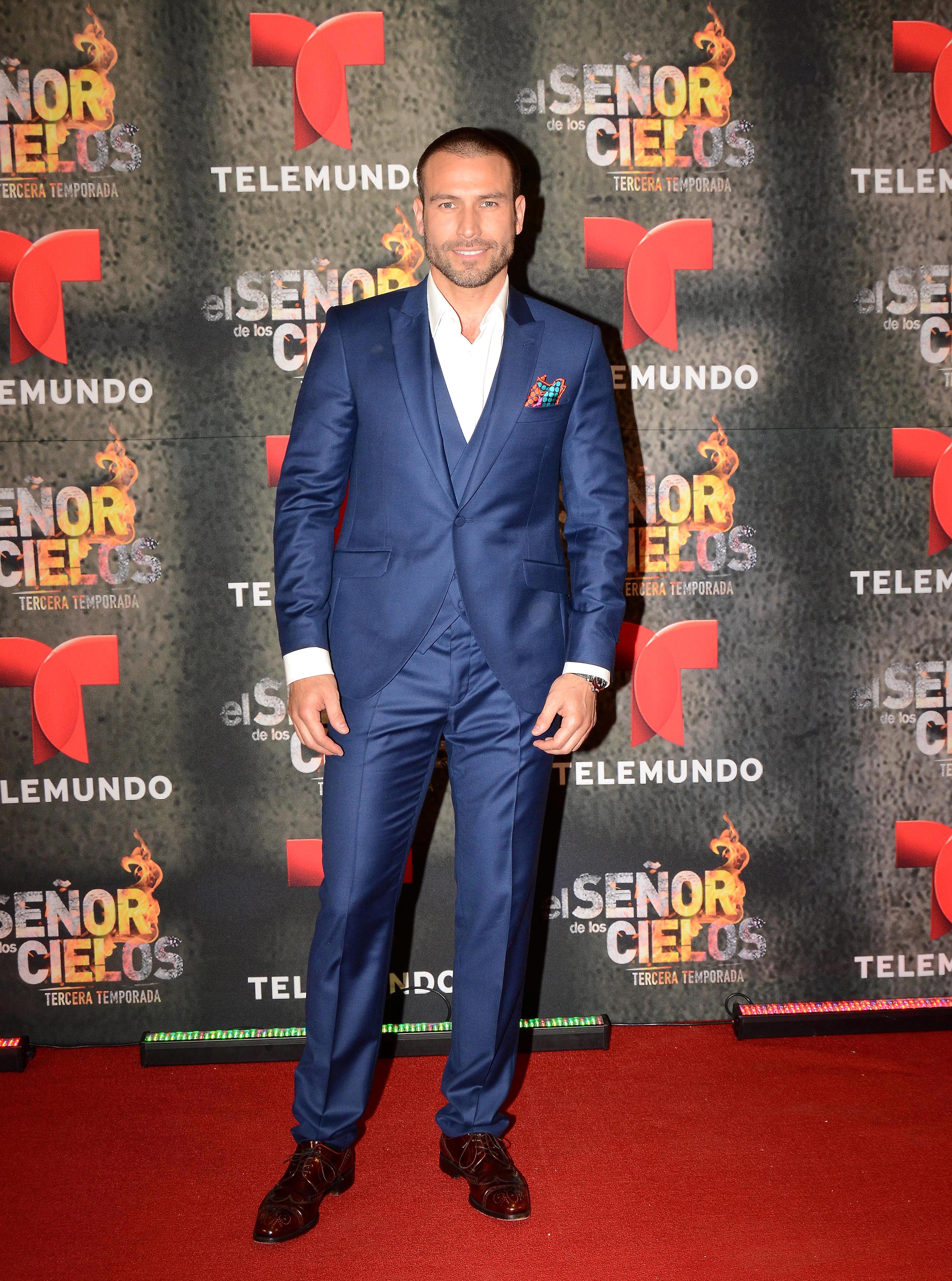 Rafael Amaya en la tercera temporada de "El Señor de los Cielos"/México, abril 2015.