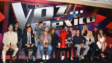 El elenco de 'La Voz México' en su edición de 2016.