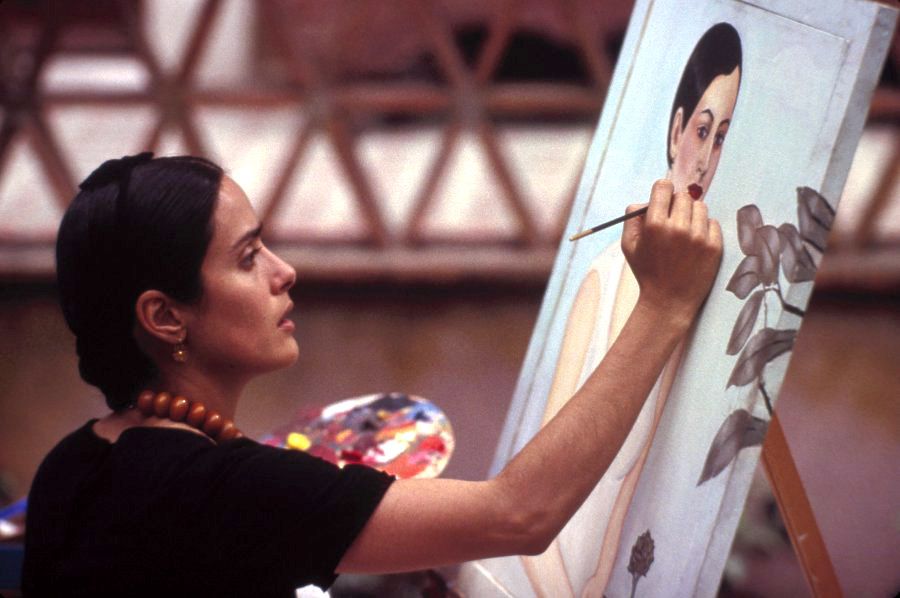 Salma Hayek interpretó a Frida Kahlo.