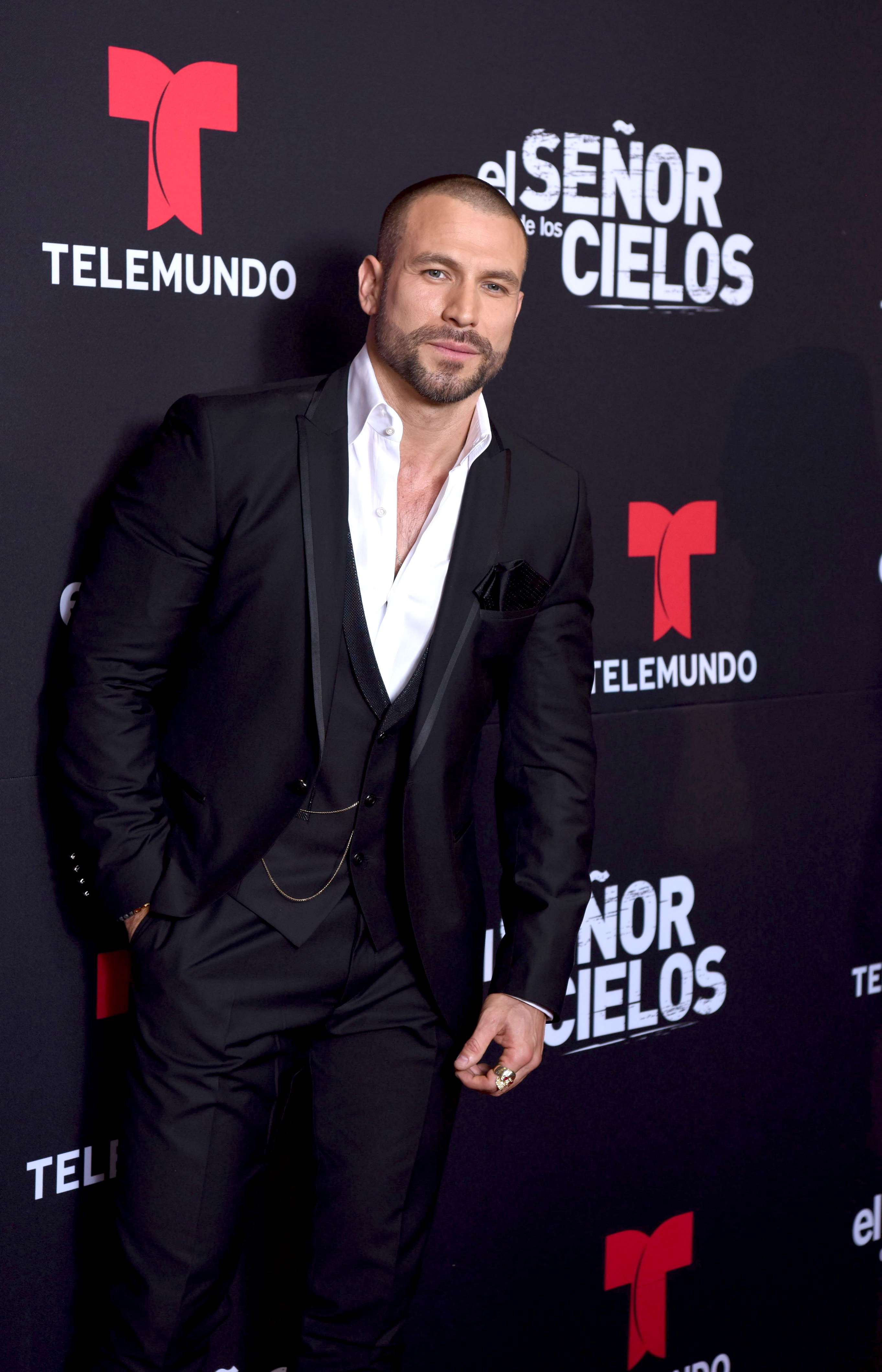 Rafael Amaya en el estreno de la quinta temporada de la teleserie "El Señor de los Cielos" (Telemundo) en Estados Unidos/México, 20 de junio 2017.