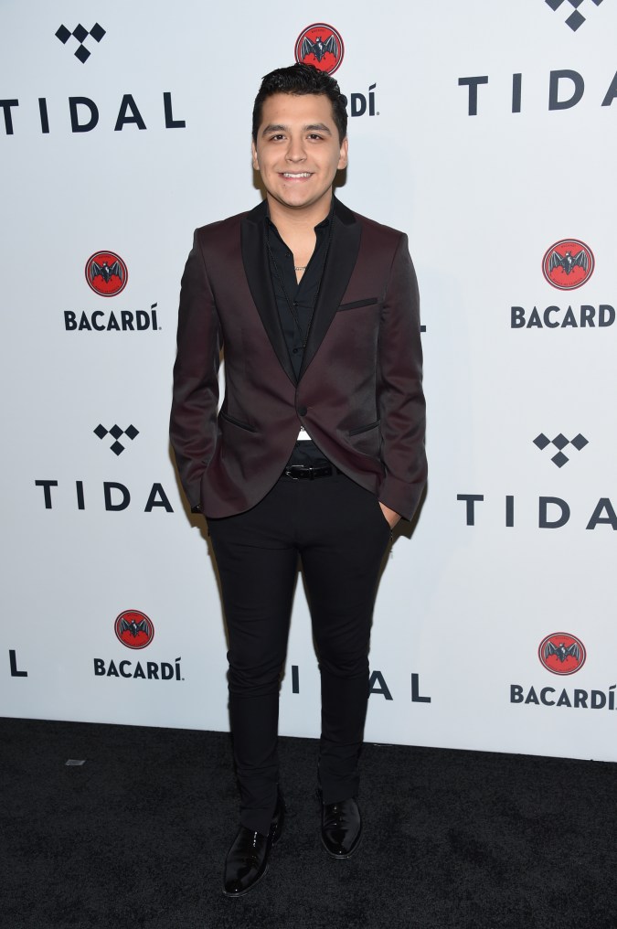 Christian Nodal asiste al tercer concierto benéfico anual de TIDAL X: Brooklyn en el Barclays Center en octubre de 2017 en Nueva York.