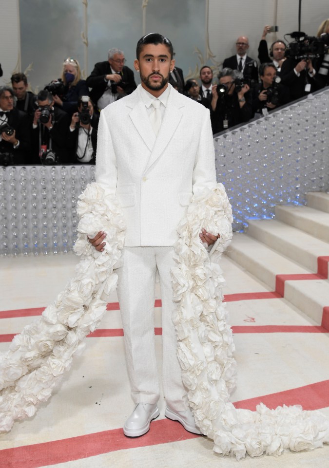 Bad Bunny en la MET Gala 2023.