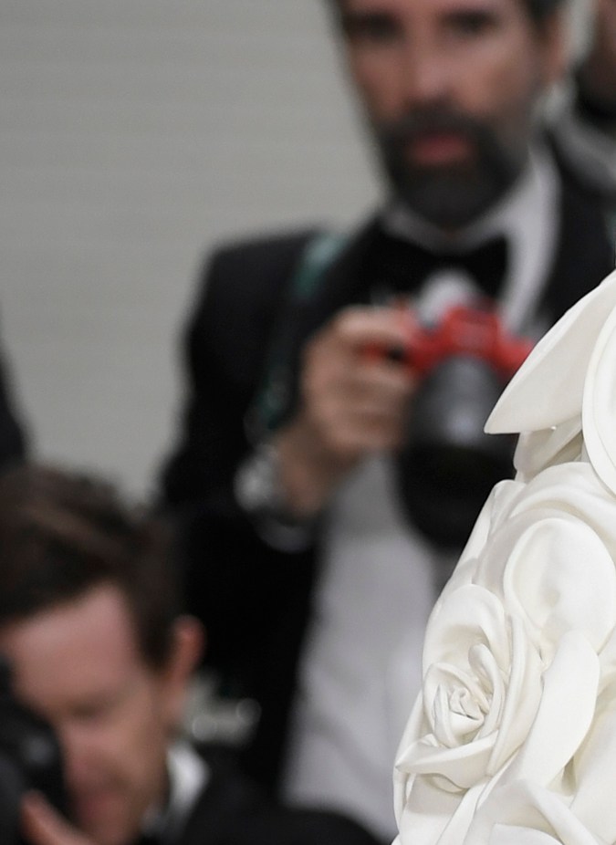 Rihanna en la MET Gala 2023.