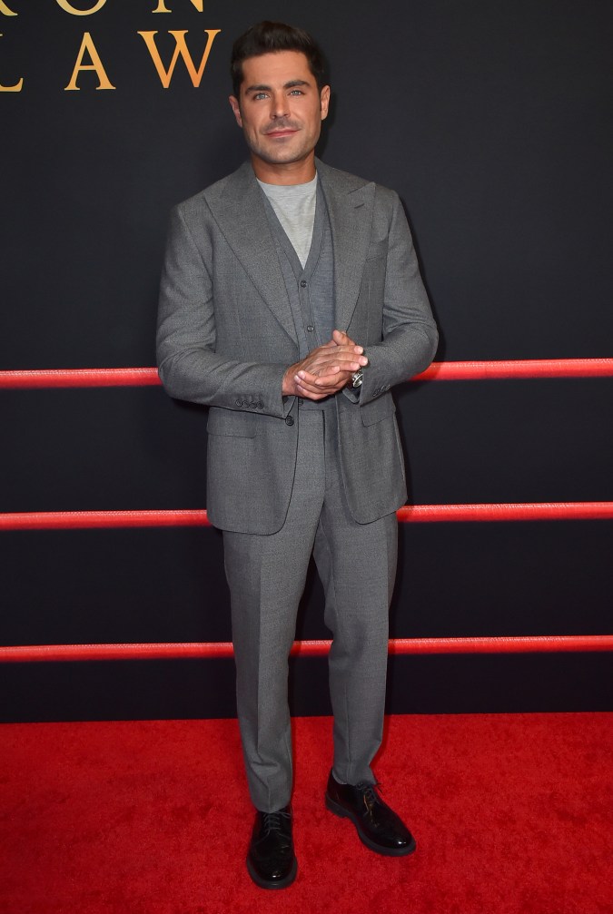 Zac Efron en el estreno de ‘The Iron Claw’ en diciembre de 2023.