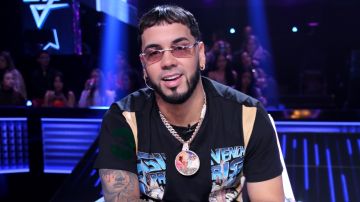 Anuel AA es el juez invitado de la semana en la semifinal de "Reina de la Canción" (Univision), que eligió a sus 4 finalistas/Miami, 17 de noviembre 2019.