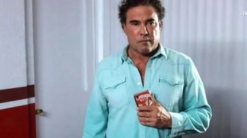 Eduardo Yáñez en una escena de la telenovela "Golpe De Suerte", producción de Nicandro Díaz/México, 10 de enero 2024.