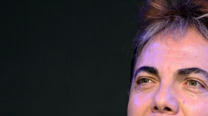Cristian Castro en una presentación con la prensa/México, 12 de febrero 2024.