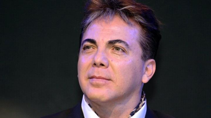 Cristian Castro en una presentación con la prensa/México, 12 de febrero 2024.