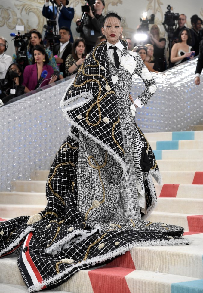 Sora Choi en la MET Gala 2023.