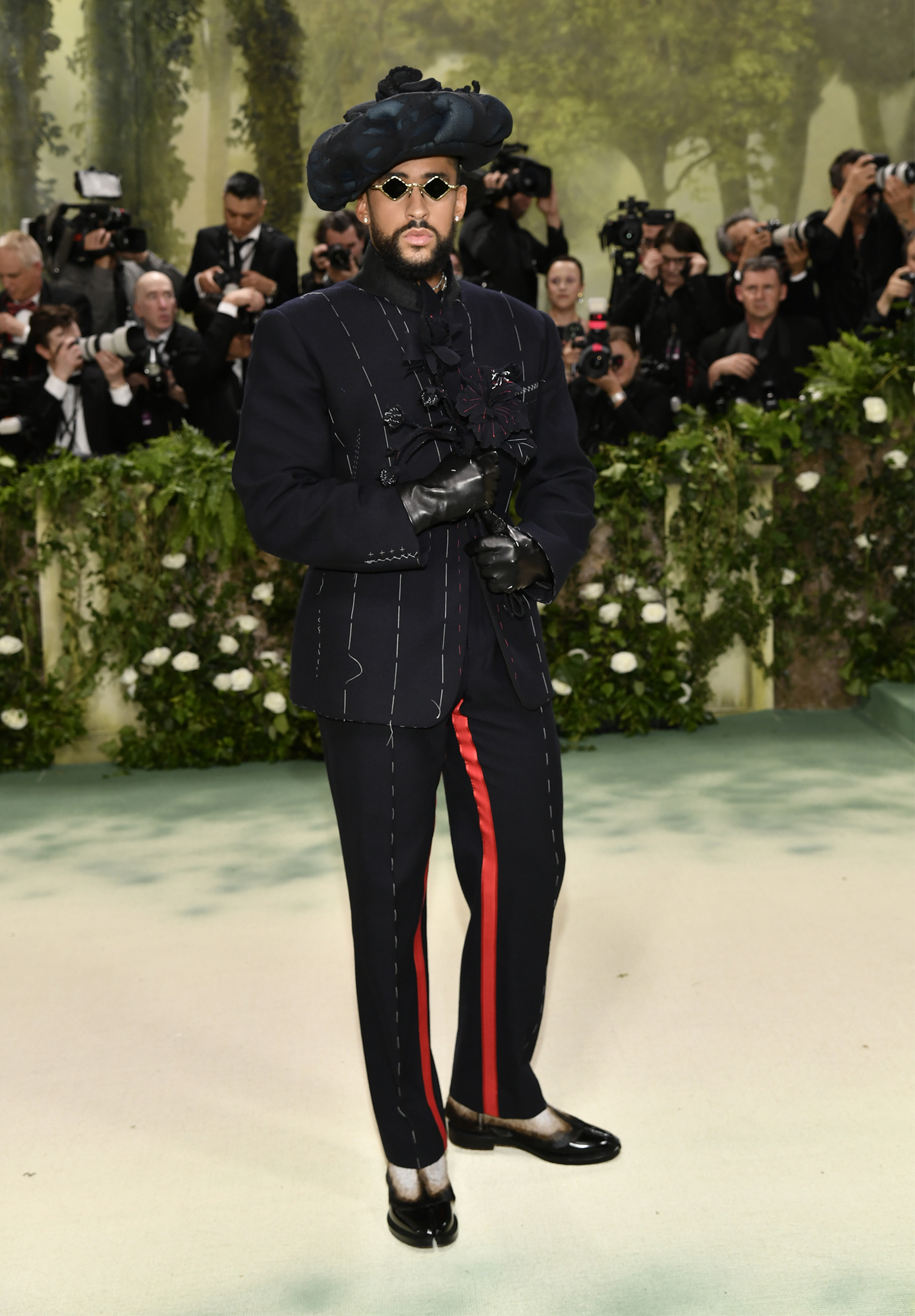 Bad Bunny en la gala benéfica del Costume Institute del Museo Metropolitano de Arte el lunes 6 de mayo de 2024 en Nueva York.