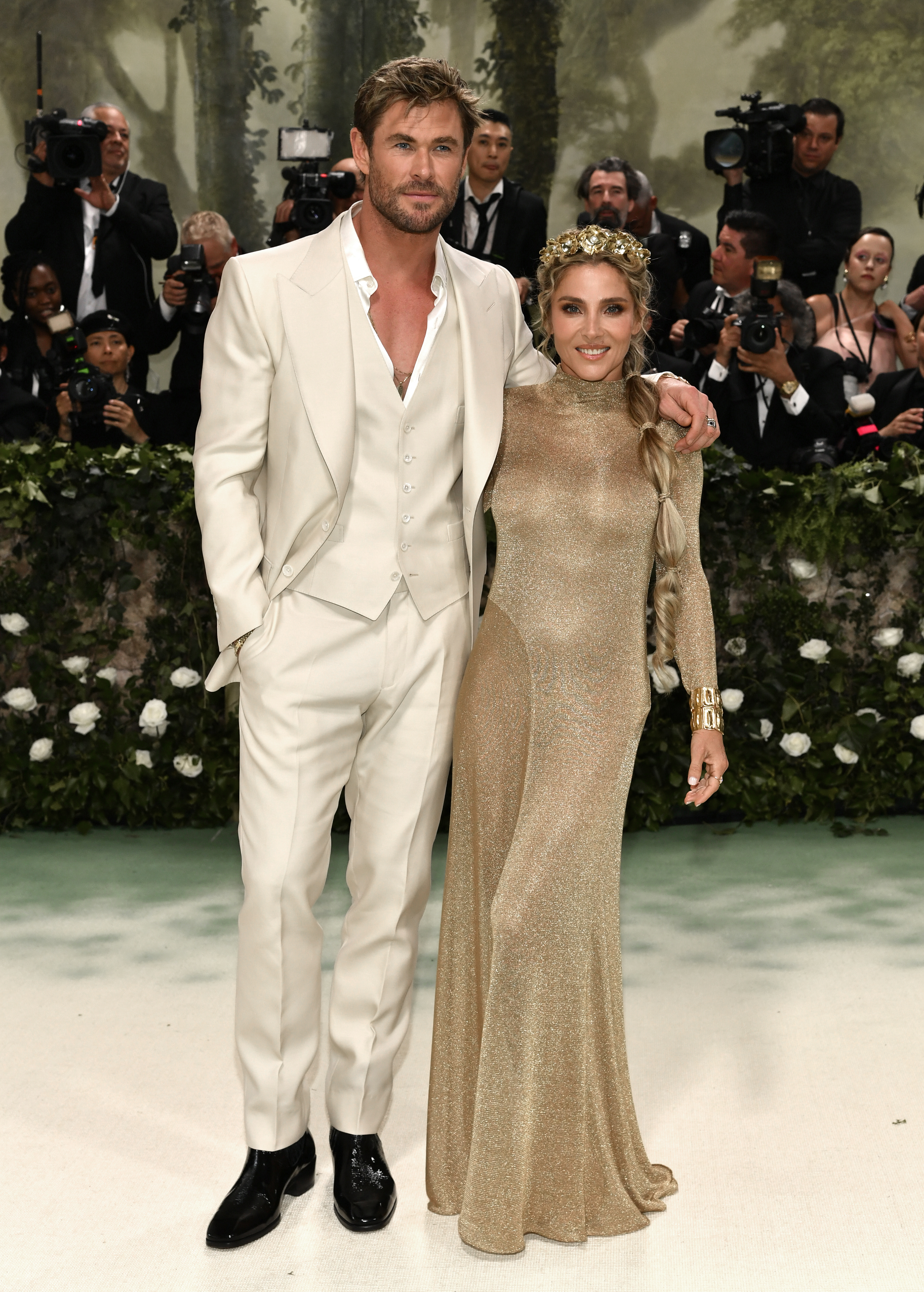 Chris Hemsworth y Elsa Pataky en la MET Gala 2024.