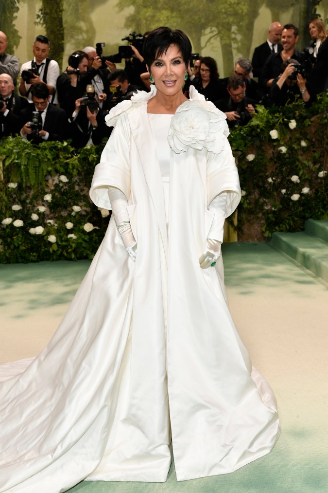 Kris Jenner en la alfombra roja de la MET Gala 2024.