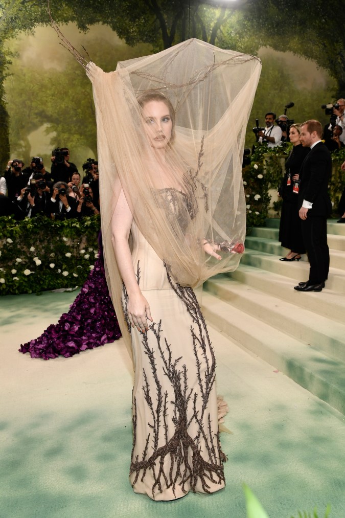Lana del Rey en la MET Gala 2024.