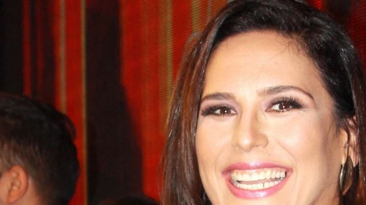 Angélica Vale en la presentación de la telenovela "Y Mañana Será Otro Día"/México, 11 de abril 2018.