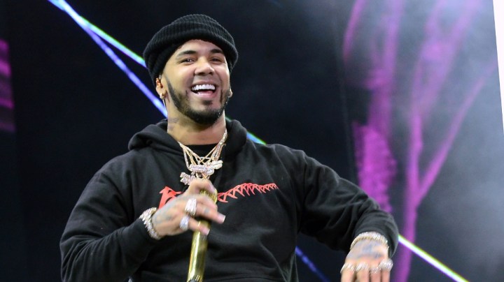 Anuel AA en el Coca Cola Flow Festival, celebrado en el Foro Sol/México, 24 de noviembre 2019.