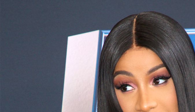 Cardi B en la alfombra de "The Road to F9 Concert"/Miami, 31 de enero 2020.