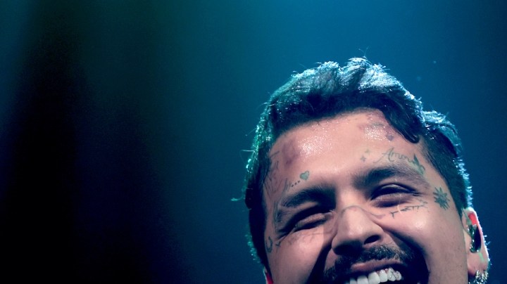Christian Nodal en un showcase privado e íntimo para fans en el Teatro Magno de la capital española, a donde volverá el próximo año 2024 con el tour de su último álbum "Mexico en Mi Voz"/Madrid, 20 de noviembre 2023.