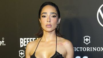 Manelyk González en la alfombra roja del evento de la revista GQ para reconocer a los hombres del año/México, 22 de noviembre 2022.