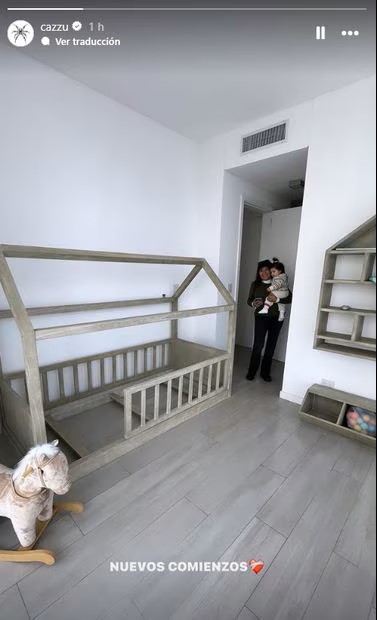 Cazzu muestra la habitación de su hija Inti| Captura de pantalla